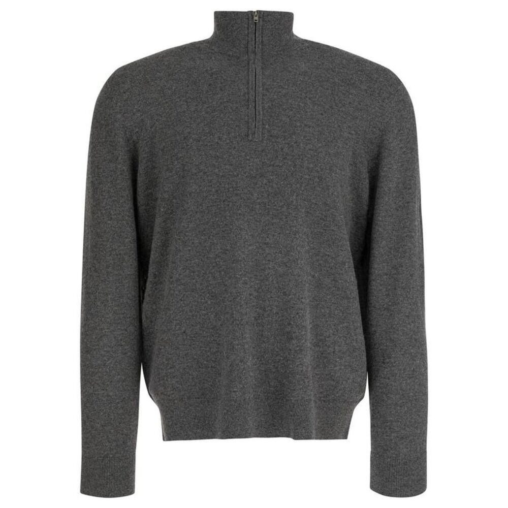 VINCE Men's Cashmere Blend Half-Zip Sweater Men GREY Sweaters & Cardigans
